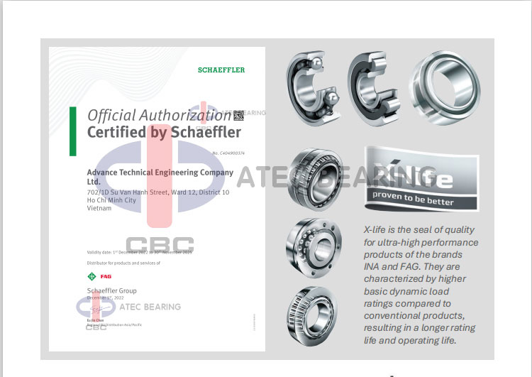 ATEC Đại lý chính thức Schaeffler Tại Việt Nam