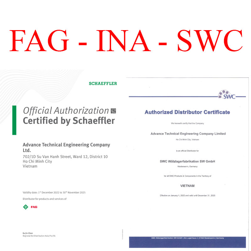 ĐẠI LÝ PHÂN PHỐI CHÍNH THỨC FAG – INA – SWC TẠI VIỆT NAM